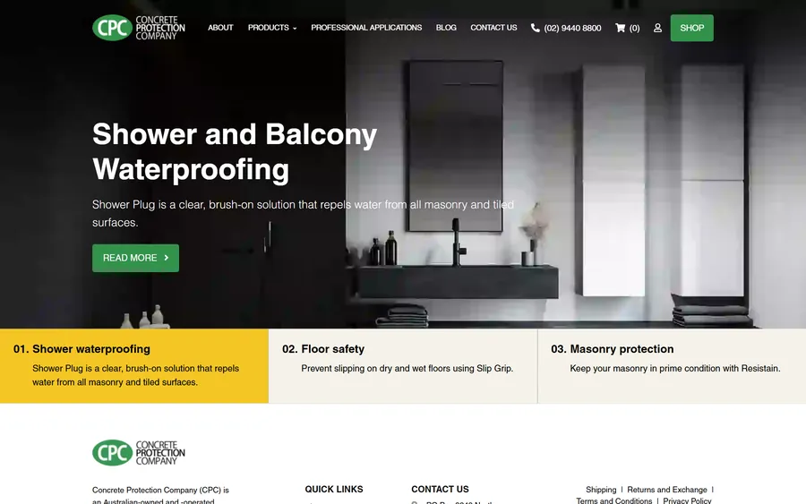 CPC Products website