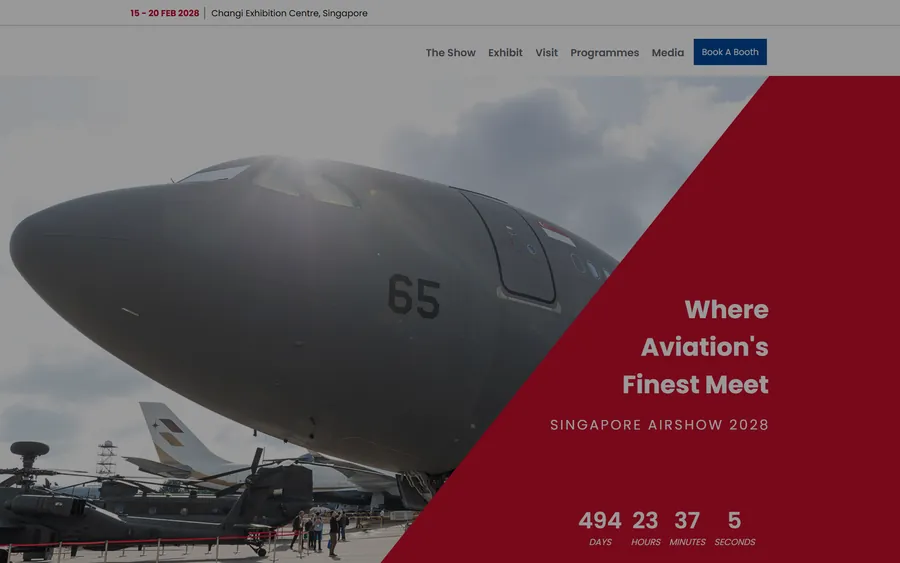 Singapore Airshow website